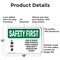 Signmission Safety Culture Sign, 18 in Width, Aluminum, Rectangle OS-2PACK-SF-A-1218-L-10726 - alternate 4